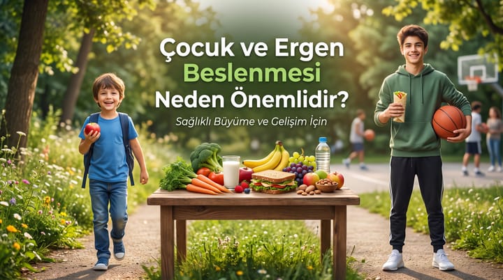 Çocuk ve Ergen Beslenmesi Neden Önemlidir?