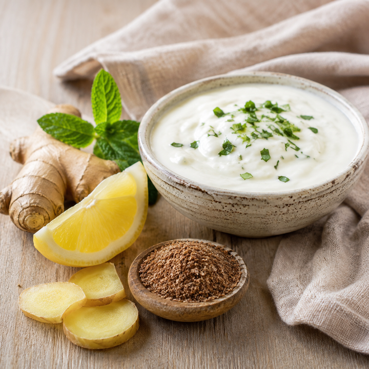 Naneli limonlu yoğurtlu ara öğün